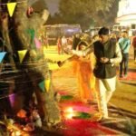 पुलिस लाइन देहरादून में आयोजित किया गया होलिका दहन कार्यक्रम, एसएसपी दून द्वारा पुलिस परिवार के बच्चो तथा परिजनों के साथ मनाई होली